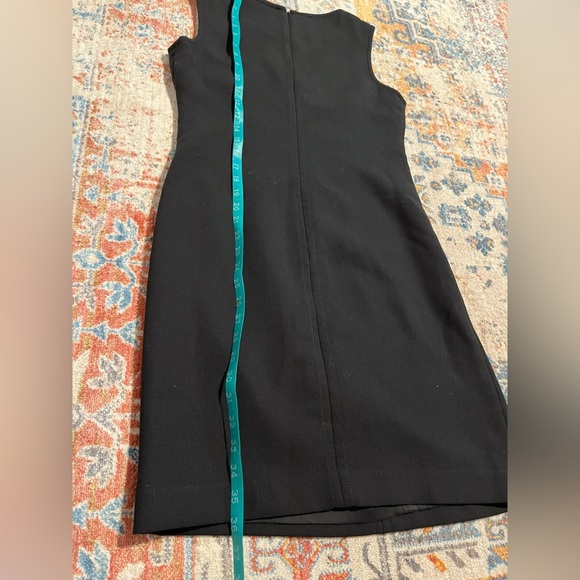 Talbots black sleeveless sheath dress wool blend - Picture 7 of 7